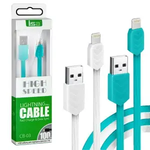 Кабель USB на Lightning 1m Stripe CB-03 ISA