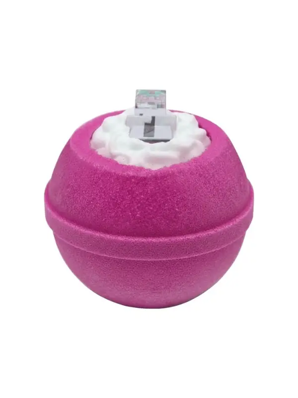 Бомбочка для ванн CUBEHERO  розовая, 210 г МИКС