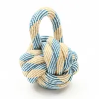 Игрушка для больших, канатная "Огромный мяч с петлей",до 25 см, до 340 гр