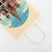 Пакет подарочный крафтовый «С Душой» 27×22×11 см, 120 г/м²