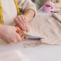Ножницы закройные, скошенное лезвие, 8.5", 20 см, цвет бронзовый