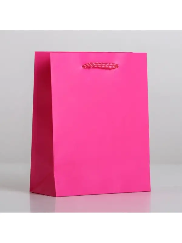 Пакет подарочный ламинированный, упаковка, «Фуксия», S 12 х 15 х 5.5 см Пакет подарочный ламинированный, упаковка, «Фуксия», S 12 х 15 х 5.5 см