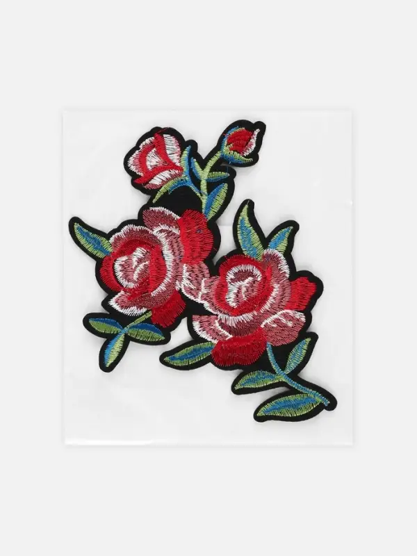 Термоаппликация «Цветы», 16.5×12 см, разноцветная Термоаппликация «Цветы», 16.5×12 см, разноцветная