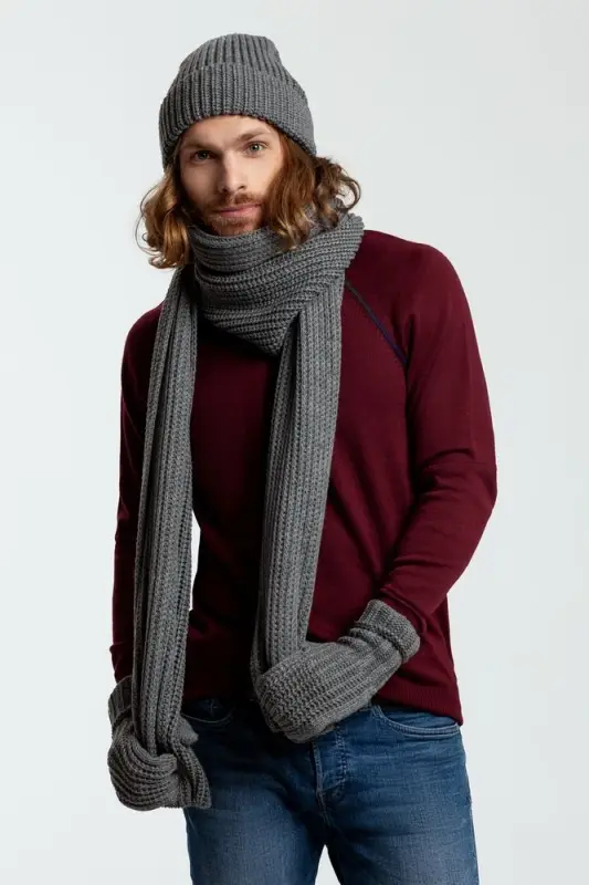 Шарф Nordkyn, молочно-белый Шарф Nordkyn, молочно-белый