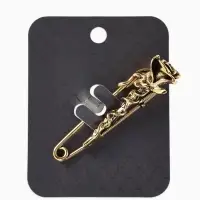 Булавка &laquo;Цветок&raquo; роза, L=5см, цвет чернёное золото