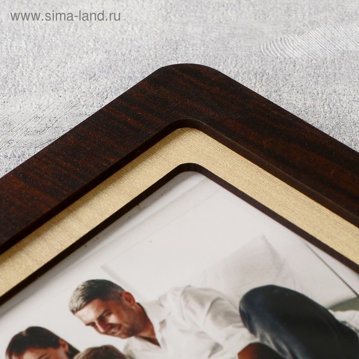 Фоторамка ХДФ  Фоторамка ХДФ "Наша семья" на 8 фото 10x15 см (пластиковый экран)