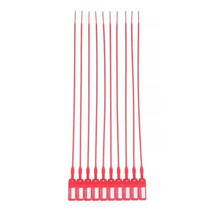 Пломба пронумерованная Альфа 3,8 морозостойкая, пластик, рабочая длина 425 мм, цвет МИКС