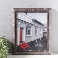 Фоторамка пластик 20х25 см "Моррис" тёмно-коричневый 29,8х25х2 см