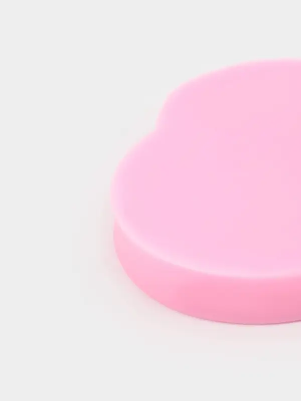 Молд для заливки &laquo;Лагуна&raquo;, силикон, 3 ячейки, 8&times;7.5&times;1 см, розовый