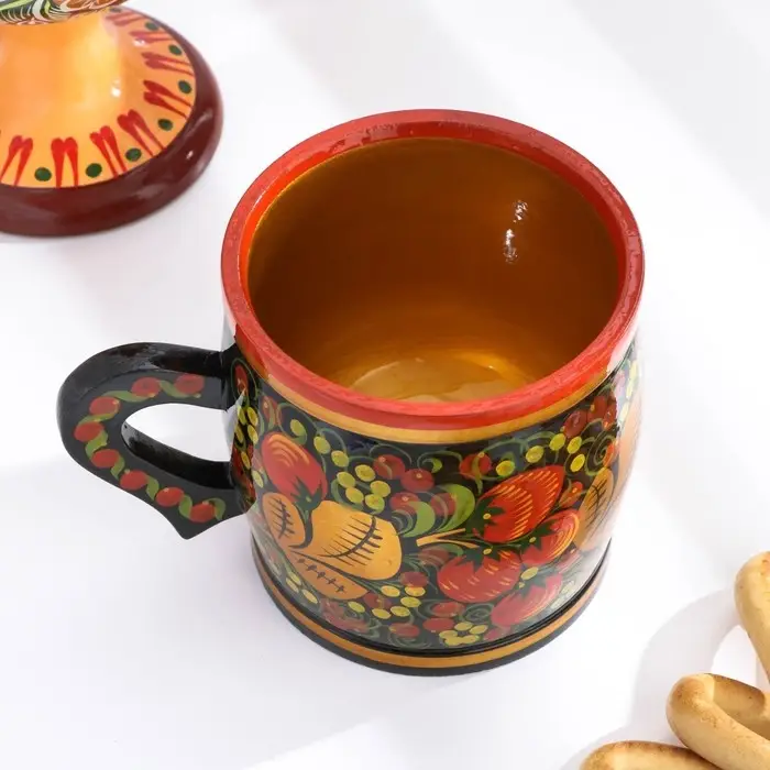 Кружка «Пивная», хохлома, 500 мл Кружка «Пивная», хохлома, 500 мл