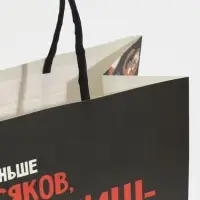 Пакет подарочный новогодний &laquo;Косяки наше всё&raquo;, 22&times;22&times;11 см