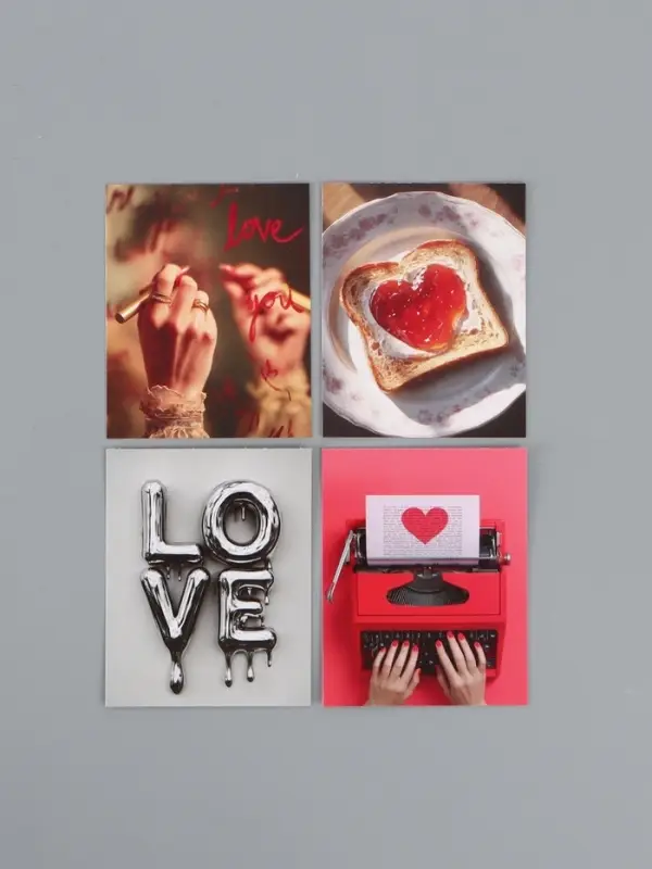 Набор мини-открыток &laquo;Любовь&raquo;, 35 штук, 8 x 9,5 см