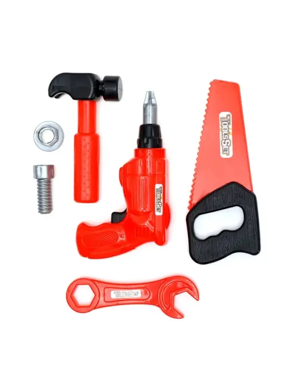 Инструменты детские &laquo;Строитель&raquo;, набор 6 предметов, цвета МИКС