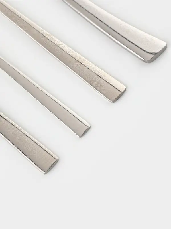 Набор столовых приборов Magistro, 24 предмета, нержавеющая сталь, серебристый