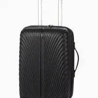 Чемодан на съёмных колёсах, 18", кодовый замок, 33&times;16&times;49 см, чёрный