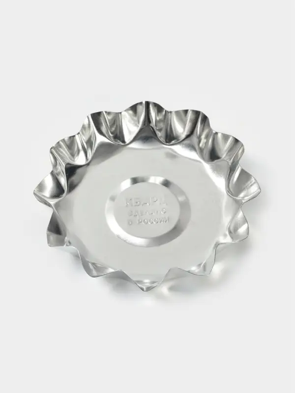 Форма для выпечки печенья, d=9.6 см, h=2 см, жесть, серебристая