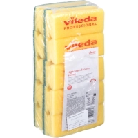 Губки абразивная Vileda Professional средней жесткости, 7,10шт. 101404