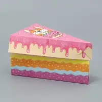 Коробка для торта, кондитерская упаковка «Корги», 15.5 х 8.5 х 8.5 см
