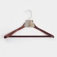 Плечики - вешалка для одежды LaDо́m Bois, 45&times;25.5&times;5.5 см, с перекладиной, широкие плечики, дерево