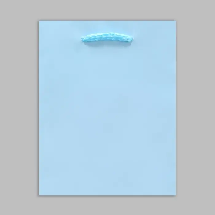 Пакет подарочный ламинированный, упаковка, «Голубой», S 12 х 15 х 5.5 см