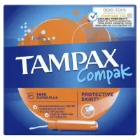 Тампоны &laquo;Tampax&raquo; Compak Super Plus Duo, с аппликатором, 16 шт