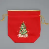 Мешочек подарочный «Ёлочка», 28 х28 см +/- 1.5 см Мешочек подарочный «Ёлочка», 28 х28 см +/- 1.5 см