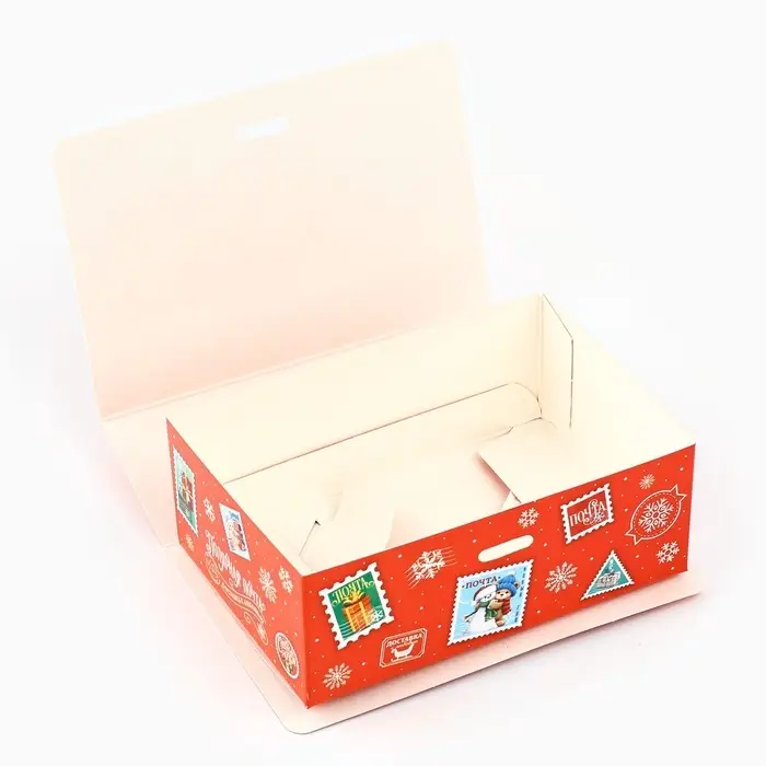 Складная новогодняя коробка-книга «Зимняя почта», 12 х 8 х 4,5 см Складная новогодняя коробка-книга «Зимняя почта», 12 х 8 х 4,5 см