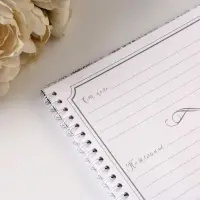 Книга пожеланий на пружине, 21.7&times;21 см &laquo;Белая с блестками&raquo;