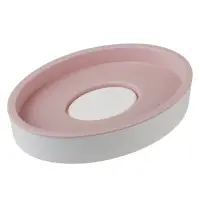 Мыльница овальная тм VETTA, пластик, 12х8,5см, 3 цвета
