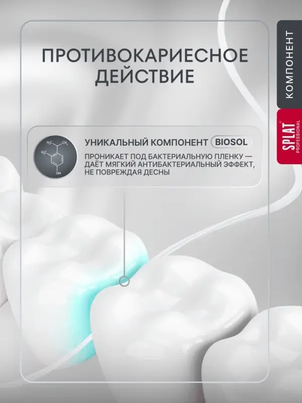 Зубная нить Splat DentalFloss, с ароматом бергамота и лайма, 30 м