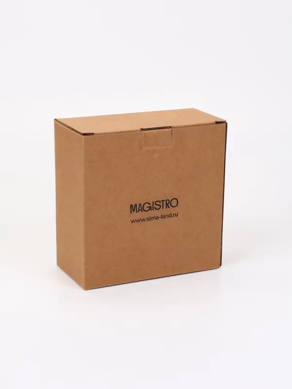 Кофейная пара Magistro Coffee time, чашка 300 мл, блюдце d=15.5 см, фарфор, чёрная