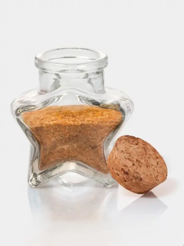 Набор баночек для специй Доляна &laquo;Парфе. Звезда&raquo;, 50 мл, 6.6&times;6.8&times;3.9 см, с пробковой крышкой, 12 шт., стекло