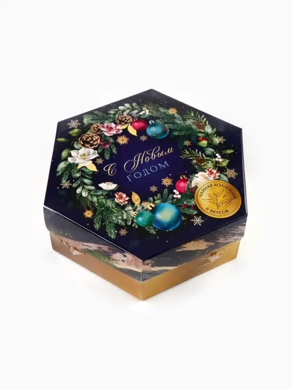 Чай подарочный &laquo;С Новым годом&raquo;, 42 шт.&times;1.8 г