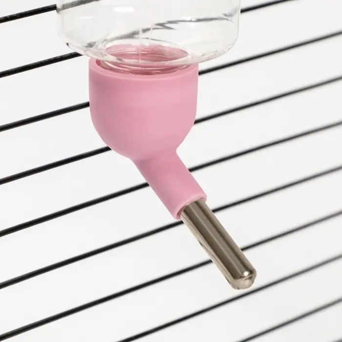 Поилка для грызунов  Поилка для грызунов "Пижон", 250 мл, розовая