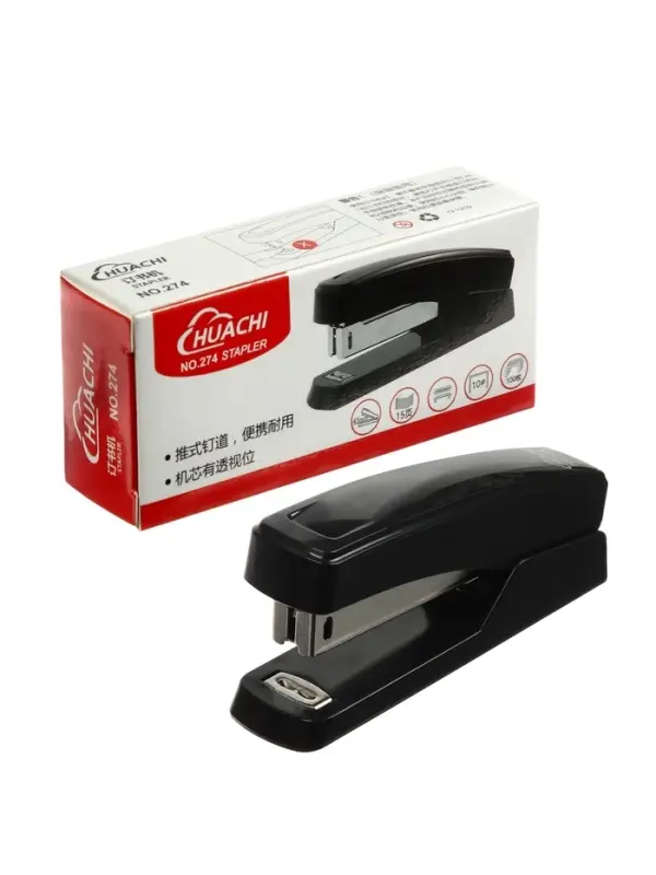 Cтеплер №10, 20 листов, чёрный