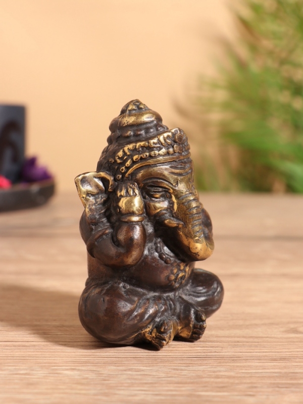 Сувенир бронза Сувенир бронза "Ганеша" 6х5х8 см