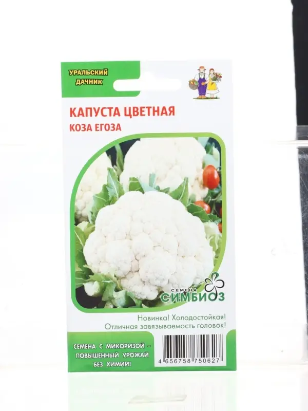 Семена Капуста цветная Коза - егоза (Симбиоз) Е/П , Е/П,  0,25 г.