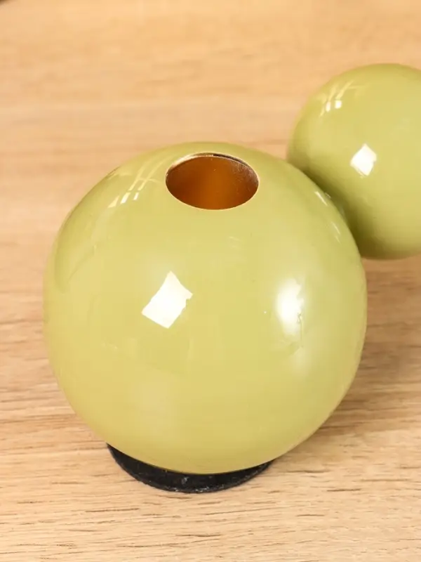 Подсвечник на 3 свечи «Бусы», с 7 сферами, 44×8×8 см, оливковый Подсвечник на 3 свечи «Бусы», с 7 сферами, 44×8×8 см, оливковый