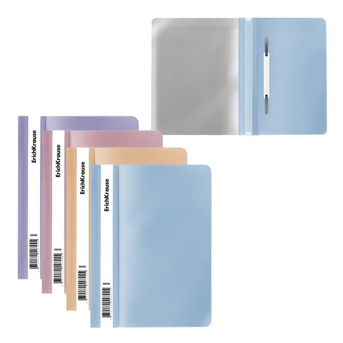 Папка-скоросшиватель A5+, ErichKrause Soft Manga, пластиковая, МИКС