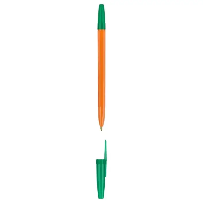 Набор шариковых ручек Стамм  Набор шариковых ручек Стамм "Оптима" 4 штуки, 4 цвета, узел 1,0 мм, оранжевый корпус, европодвес