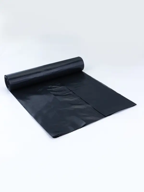 Мешки для мусора 100 л, 50 мкм, ПВД, в рулоне, 10 шт., чёрные