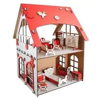 Кукольный домик &laquo;Машенька&raquo;, 16 элементов, декор и мебель в комплекте