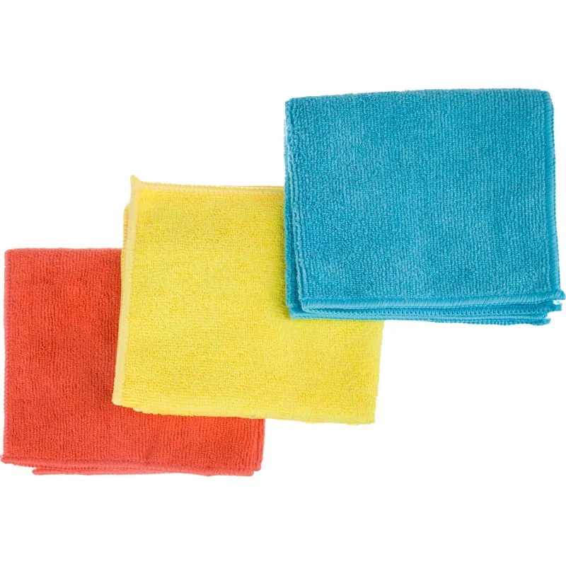 Салфетки хозяйственные Luscan из микрофибры универс 300г/м2 30х30см 3шт/уп