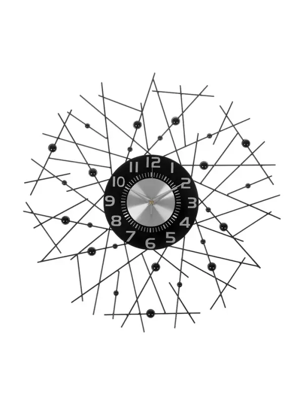 Часы настенные интерьерные &laquo;Тези&raquo;, серия: Ажур, бесшумные, плавный ход, d=60 см, циферблат d=22 см, от батарейки 1&times;АА