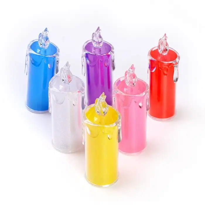 Свеча светодиодная, цвета МИКС Свеча светодиодная, цвета МИКС