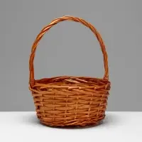 Набор корзин из 3 шт, D23xH11/27 см, D20xH10/24 см, D15xH8/20 см, медовый, ива