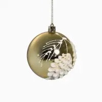 Набор шаров пластик d-8 см, 6 шт "Ловель" золото Набор шаров пластик d-8 см, 6 шт "Ловель" золото