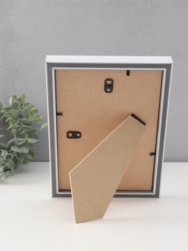 Фоторамка пластик Фоторамка пластик "МИРАМ" 15х21 см, белый