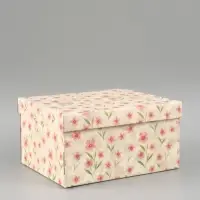 Коробка складная &laquo;Цветы&raquo;, 31 х 25,5 х 16 см