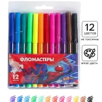 Фломастеры, 12 цветов, Супергерой